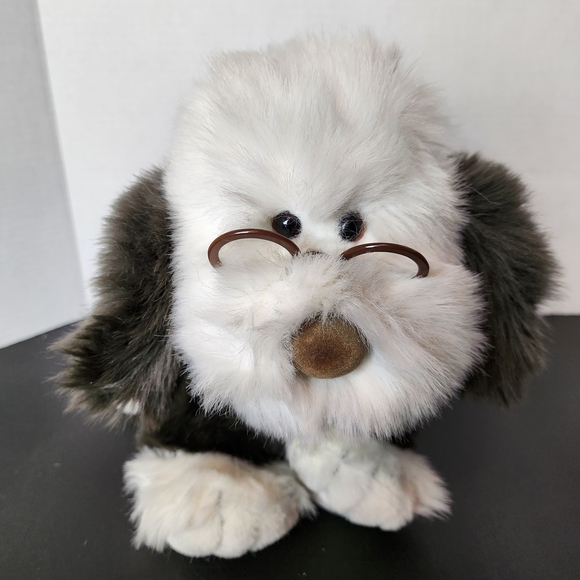 Vintage Gund "Snooper" the Sheepdog Wearing Glasses Plush *Rare* - Picture 7 of 13